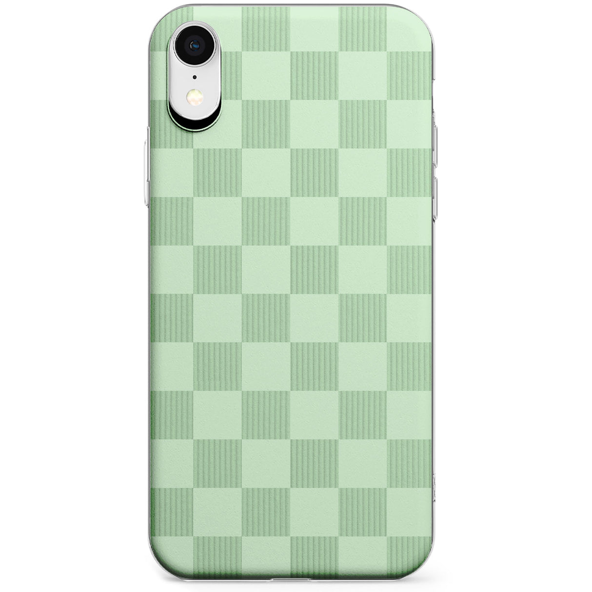 SEAFOAM CHECKERED Phone Case for iPhone X, XS Max, XR