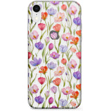 Red, Pink & Purple Flowers Phone Case for iPhone X, XS Max, XR