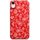 Red Bandana Phone Case for iPhone X, XS Max, XR