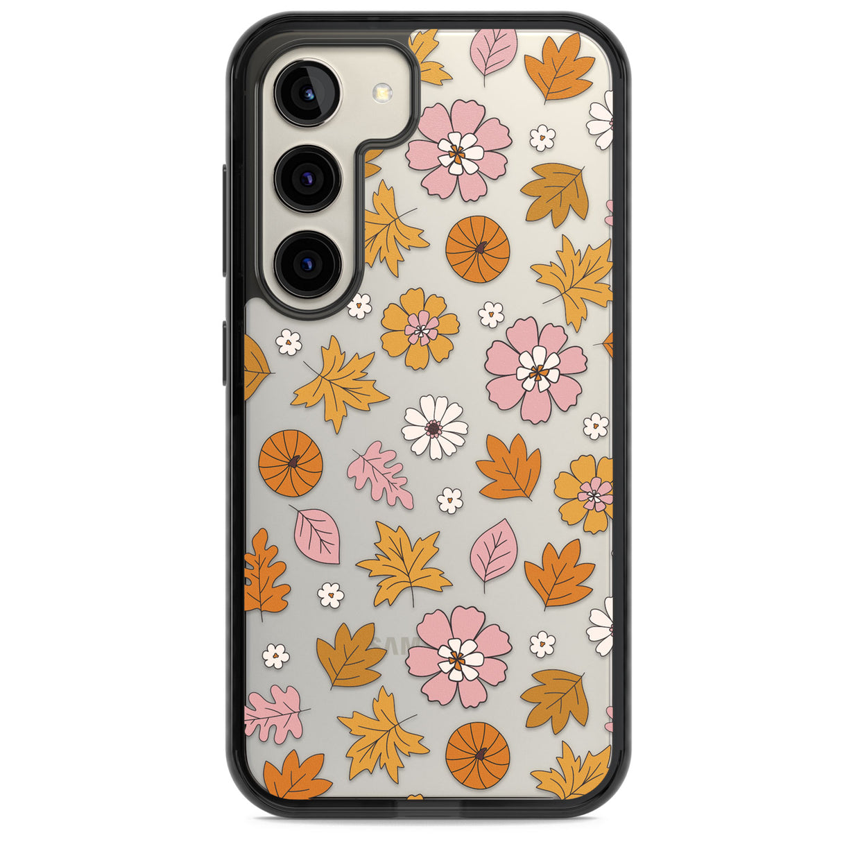 Autumn Leaves and Flowers Impact Phone Case for Samsung Galaxy S24, Samsung Galaxy S23, Samsung Galaxy S22