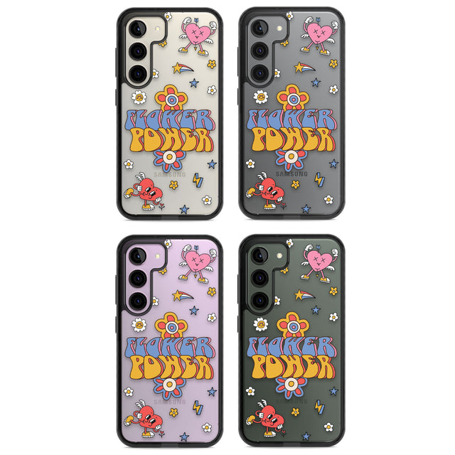 Flower Power Impact Phone Case for Samsung Galaxy S24, Samsung Galaxy S23, Samsung Galaxy S22