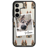 Personalised German Shepherd - Dog Photo Custom Phone Case Samsung S22 / Black Impact Case,Samsung S23 / Black Impact Case Blanc Space