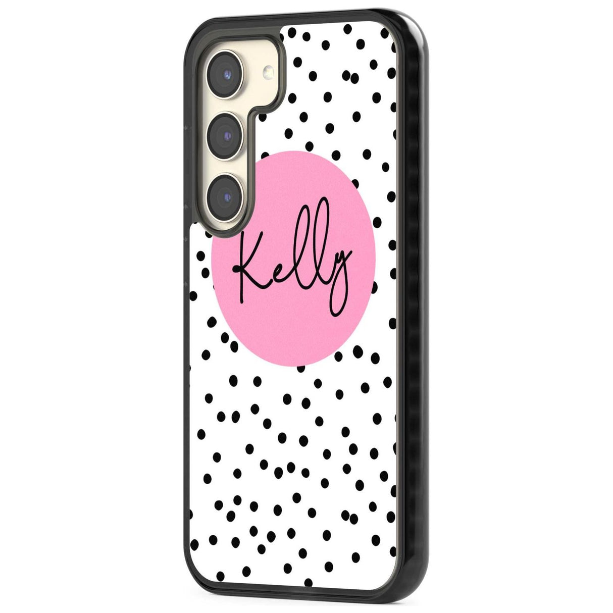 Personalised Pink Circle & Dots Custom Phone Case iPhone 15 Pro Max / Black Impact Case,iPhone 15 Plus / Black Impact Case,iPhone 15 Pro / Black Impact Case,iPhone 15 / Black Impact Case,iPhone 15 Pro Max / Impact Case,iPhone 15 Plus / Impact Case,iPhone 15 Pro / Impact Case,iPhone 15 / Impact Case,iPhone 15 Pro Max / Magsafe Black Impact Case,iPhone 15 Plus / Magsafe Black Impact Case,iPhone 15 Pro / Magsafe Black Impact Case,iPhone 15 / Magsafe Black Impact Case,iPhone 14 Pro Max / Black Impact Case,iPhon