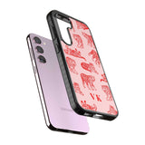 Personalised Red Tiger Outlines on Pink Custom Phone Case iPhone 15 Pro Max / Black Impact Case,iPhone 15 Plus / Black Impact Case,iPhone 15 Pro / Black Impact Case,iPhone 15 / Black Impact Case,iPhone 15 Pro Max / Impact Case,iPhone 15 Plus / Impact Case,iPhone 15 Pro / Impact Case,iPhone 15 / Impact Case,iPhone 15 Pro Max / Magsafe Black Impact Case,iPhone 15 Plus / Magsafe Black Impact Case,iPhone 15 Pro / Magsafe Black Impact Case,iPhone 15 / Magsafe Black Impact Case,iPhone 14 Pro Max / Black Impact Ca