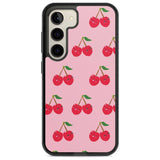 Cheeky Cherry Phone Case Samsung S22 / Black Impact Case,Samsung S23 / Black Impact Case Blanc Space