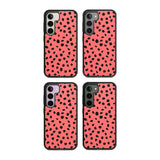 Black on Salmon Pink Dalmatian Polka Dot Spots Phone Case iPhone 15 Pro Max / Black Impact Case,iPhone 15 Plus / Black Impact Case,iPhone 15 Pro / Black Impact Case,iPhone 15 / Black Impact Case,iPhone 15 Pro Max / Impact Case,iPhone 15 Plus / Impact Case,iPhone 15 Pro / Impact Case,iPhone 15 / Impact Case,iPhone 15 Pro Max / Magsafe Black Impact Case,iPhone 15 Plus / Magsafe Black Impact Case,iPhone 15 Pro / Magsafe Black Impact Case,iPhone 15 / Magsafe Black Impact Case,iPhone 14 Pro Max / Black Impact Ca