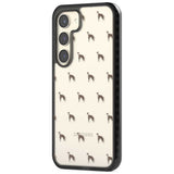 Whippet/Italian Greyhound Dog Pattern Clear