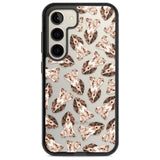 Cocker Spaniel (Brown) Watercolour Dog Pattern Phone Case Samsung S22 / Black Impact Case,Samsung S23 / Black Impact Case Blanc Space