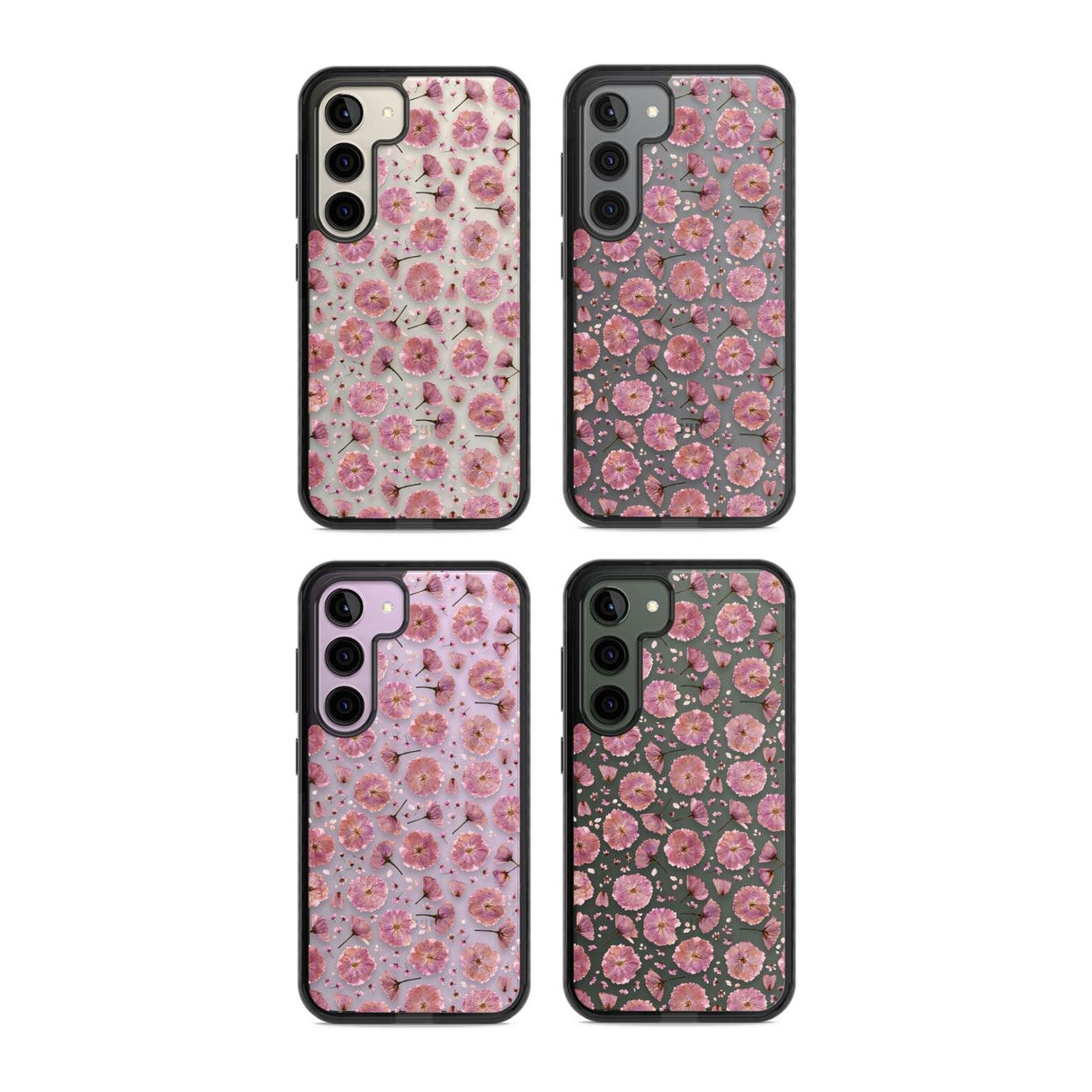 Pink Flowers & Blossoms Transparent Design