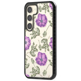 Purple Blossoms Transparent Floral