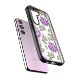 Purple Blossoms Transparent Floral