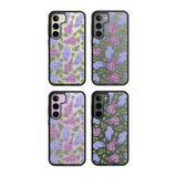 Purple Blossoms Transparent Floral