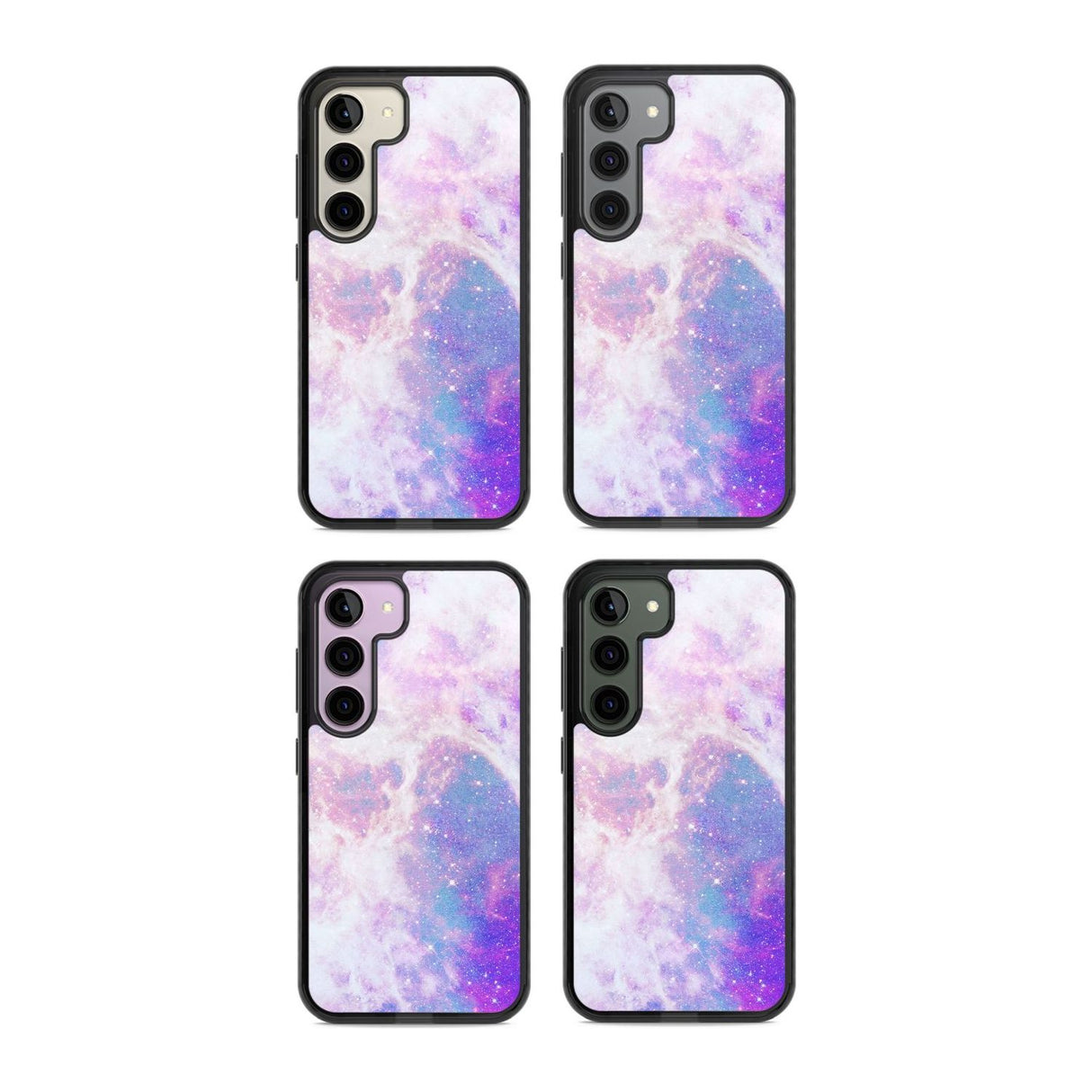 Purple & Blue Galaxy Pattern Design