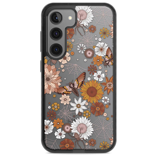 Halloween Wildlife Phone Case Samsung S22 / Black Impact Case,Samsung S23 / Black Impact Case Blanc Space