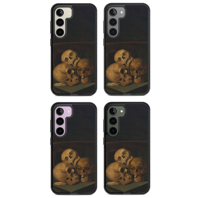 Still Life of Three Skulls Impact Phone Case for Samsung Galaxy S24, Samsung Galaxy S23, Samsung Galaxy S22