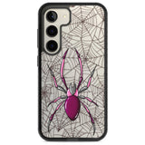 Arachnophobia Phone Case Samsung S22 / Black Impact Case,Samsung S23 / Black Impact Case Blanc Space