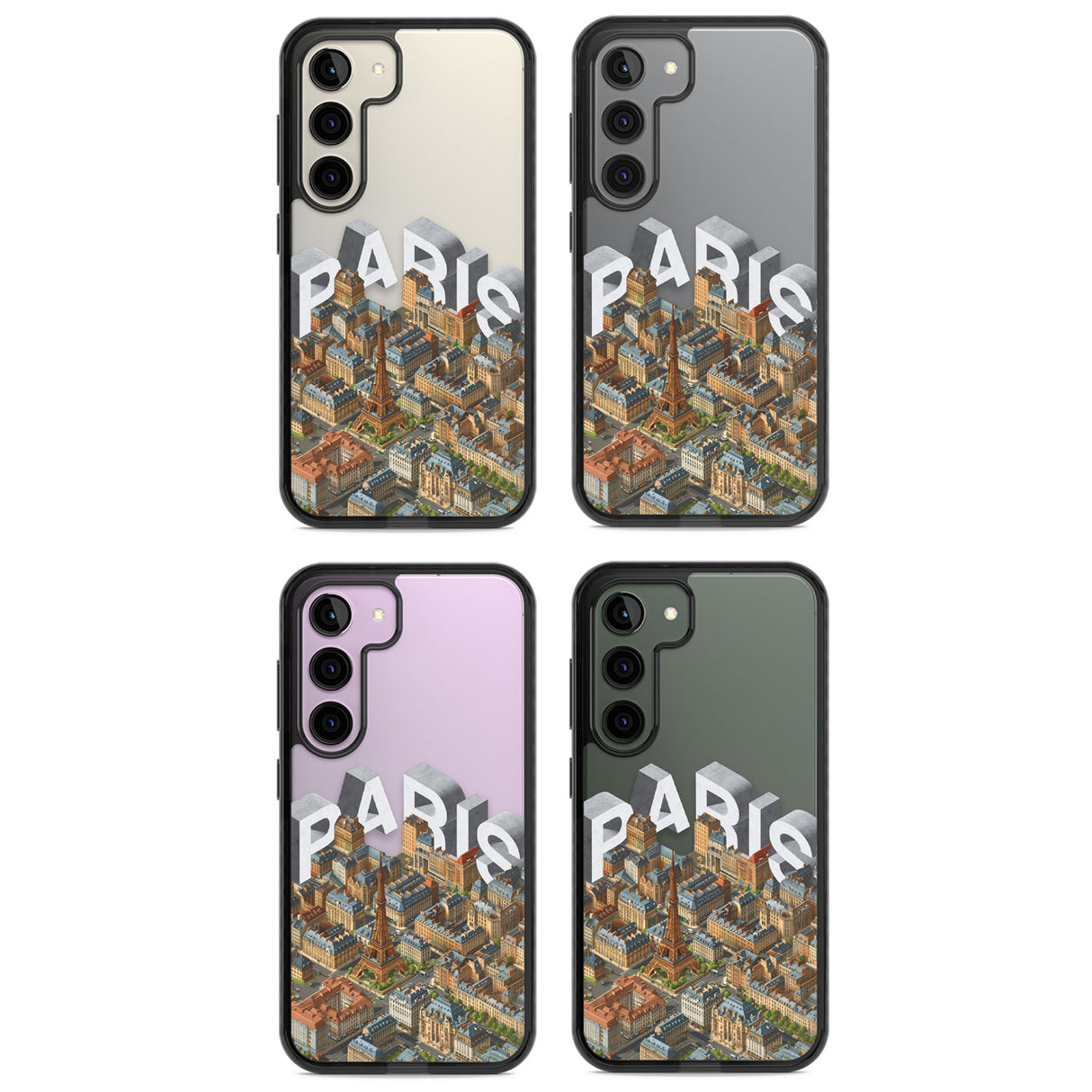 Paris Impact Phone Case for Samsung Galaxy S24, Samsung Galaxy S23, Samsung Galaxy S22