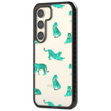 Turquoise Tiger Jungle Cat Pattern