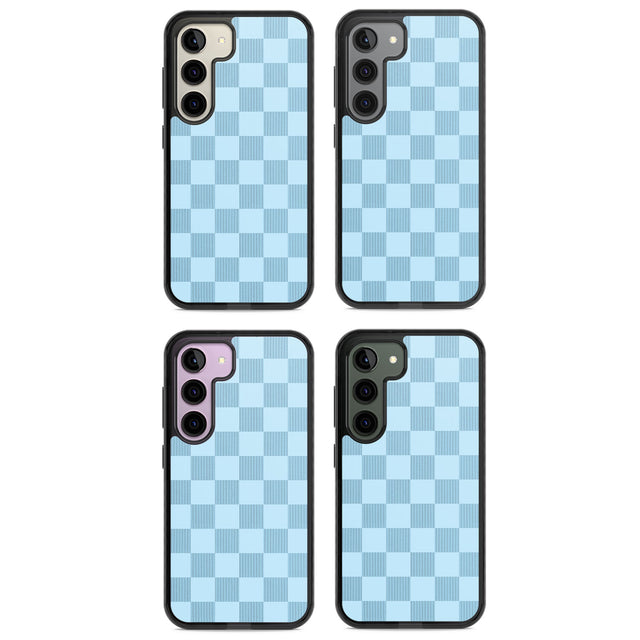 SKYBLUE CHECKERED Impact Phone Case for Samsung Galaxy S24, Samsung Galaxy S23, Samsung Galaxy S22