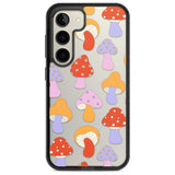 Happy Shrooms Phone Case Samsung S22 / Black Impact Case,Samsung S23 / Black Impact Case Blanc Space