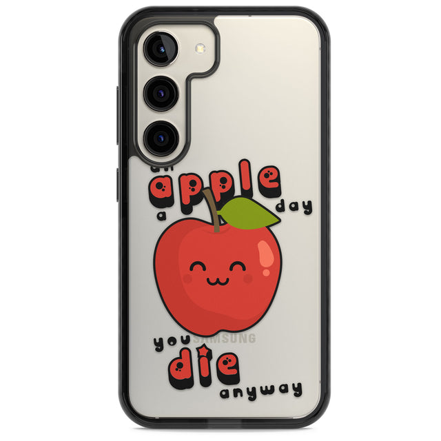 An Apple a Day Impact Phone Case for Samsung Galaxy S24, Samsung Galaxy S23, Samsung Galaxy S22