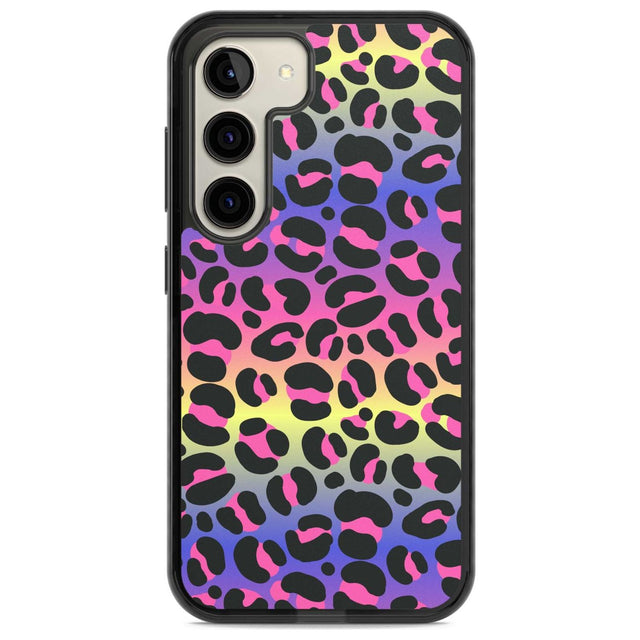 Rainbow Gradient Leopard Print