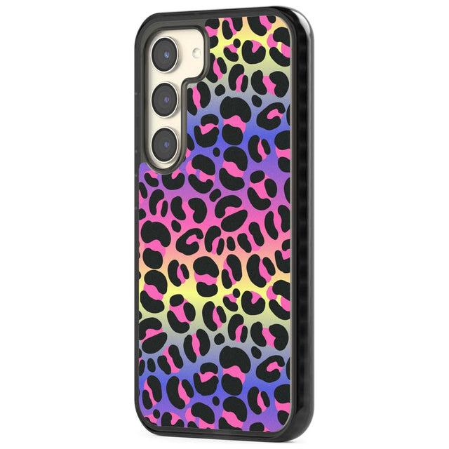 Rainbow Gradient Leopard Print