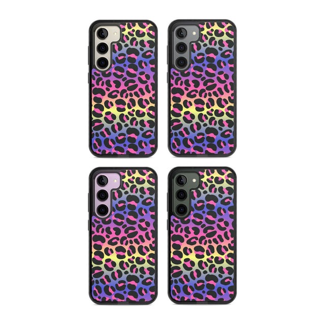 Rainbow Gradient Leopard Print