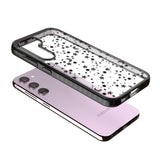 Black Cosmic Galaxy Pattern Impact Phone Case for Samsung Galaxy S24, Samsung Galaxy S23, Samsung Galaxy S22