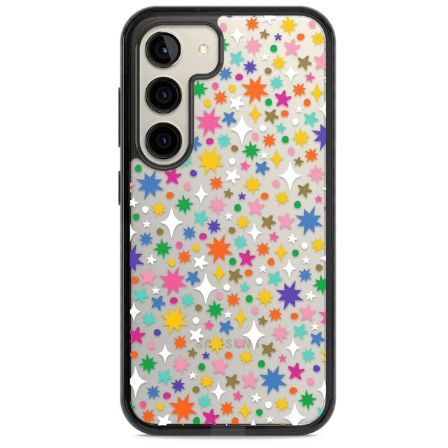 Rainbow Starburst Impact Phone Case for Samsung Galaxy S24, Samsung Galaxy S23, Samsung Galaxy S22