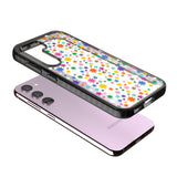 Rainbow Starburst Impact Phone Case for Samsung Galaxy S24, Samsung Galaxy S23, Samsung Galaxy S22