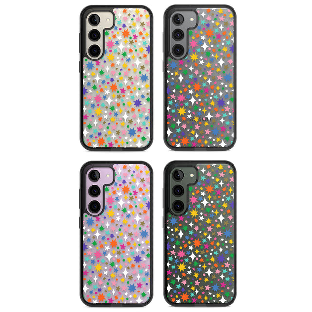 Rainbow Starburst Impact Phone Case for Samsung Galaxy S24, Samsung Galaxy S23, Samsung Galaxy S22