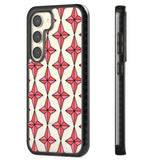 Rose Stars Pattern (Clear) Impact Phone Case for Samsung Galaxy S24, Samsung Galaxy S23, Samsung Galaxy S22