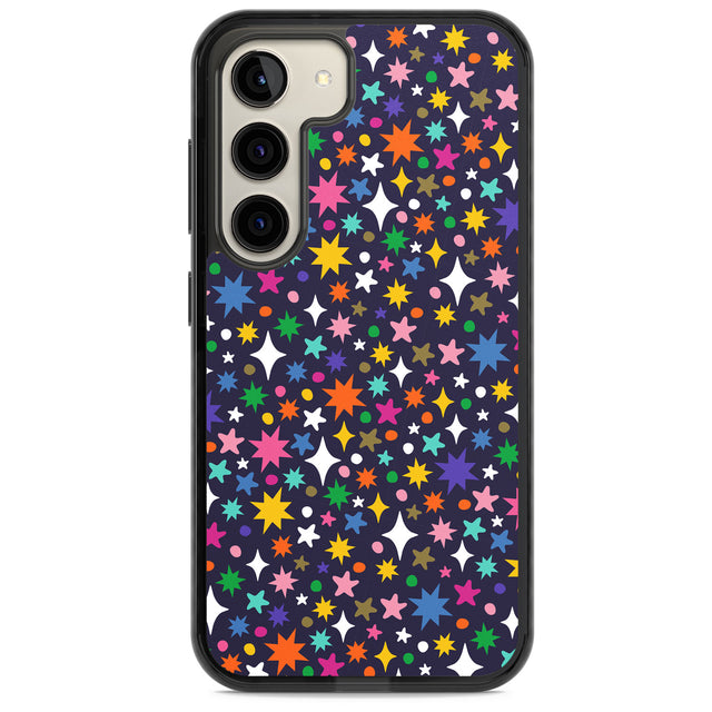 Rainbow Starburst (Purple) Impact Phone Case for Samsung Galaxy S24, Samsung Galaxy S23, Samsung Galaxy S22