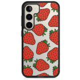 Strawberry Pattern Impact Phone Case for Samsung Galaxy S24, Samsung Galaxy S23, Samsung Galaxy S22