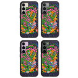 Psychedelic Jungle Dragon (Purple) Impact Phone Case for Samsung Galaxy S24, Samsung Galaxy S23, Samsung Galaxy S22