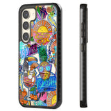 Tropical Vibes Collage Impact Phone Case for Samsung Galaxy S24, Samsung Galaxy S23, Samsung Galaxy S22