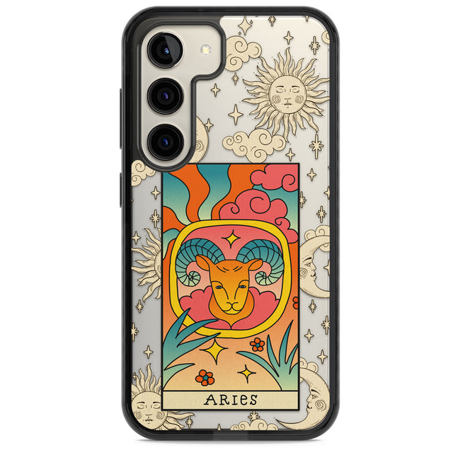 Celestial Zodiac - Aries Impact Phone Case for Samsung Galaxy S24, Samsung Galaxy S23, Samsung Galaxy S22