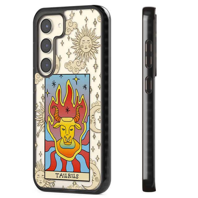 Celestial Zodiac - Taurus Impact Phone Case for Samsung Galaxy S24, Samsung Galaxy S23, Samsung Galaxy S22