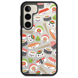 Kawaii Sushi Mix Phone Case Samsung S22 / Black Impact Case,Samsung S23 / Black Impact Case Blanc Space