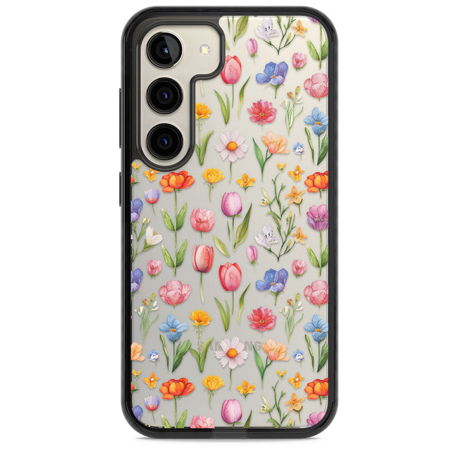 Small Flower Mix Impact Phone Case for Samsung Galaxy S24, Samsung Galaxy S23, Samsung Galaxy S22