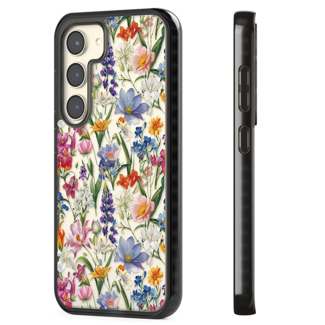 Vintage Wildflowers Impact Phone Case for Samsung Galaxy S24, Samsung Galaxy S23, Samsung Galaxy S22