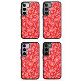 Red Bandana Impact Phone Case for Samsung Galaxy S24, Samsung Galaxy S23, Samsung Galaxy S22