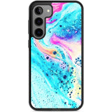 Ocean White Bath Bomb Phone Case Samsung S22 Plus / Black Impact Case,Samsung S23 Plus / Black Impact Case Blanc Space