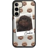 Personalised Cockapoo, Brown - Dog Photo Custom Phone Case Samsung S22 Plus / Black Impact Case,Samsung S23 Plus / Black Impact Case Blanc Space