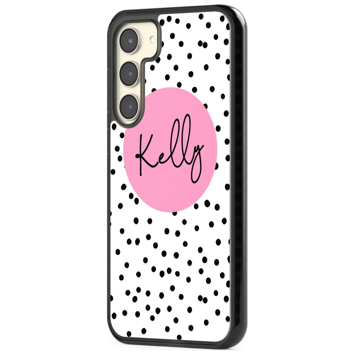 Personalised Pink Circle & Dots Custom Phone Case iPhone 15 Pro Max / Black Impact Case,iPhone 15 Plus / Black Impact Case,iPhone 15 Pro / Black Impact Case,iPhone 15 / Black Impact Case,iPhone 15 Pro Max / Impact Case,iPhone 15 Plus / Impact Case,iPhone 15 Pro / Impact Case,iPhone 15 / Impact Case,iPhone 15 Pro Max / Magsafe Black Impact Case,iPhone 15 Plus / Magsafe Black Impact Case,iPhone 15 Pro / Magsafe Black Impact Case,iPhone 15 / Magsafe Black Impact Case,iPhone 14 Pro Max / Black Impact Case,iPhon