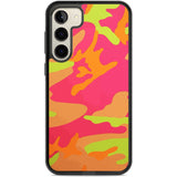 Neon Camo Phone Case Samsung S22 Plus / Black Impact Case,Samsung S23 Plus / Black Impact Case Blanc Space