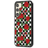 Checkered Pattern & Red Roses Phone Case iPhone 15 Pro Max / Black Impact Case,iPhone 15 Plus / Black Impact Case,iPhone 15 Pro / Black Impact Case,iPhone 15 / Black Impact Case,iPhone 15 Pro Max / Impact Case,iPhone 15 Plus / Impact Case,iPhone 15 Pro / Impact Case,iPhone 15 / Impact Case,iPhone 15 Pro Max / Magsafe Black Impact Case,iPhone 15 Plus / Magsafe Black Impact Case,iPhone 15 Pro / Magsafe Black Impact Case,iPhone 15 / Magsafe Black Impact Case,iPhone 14 Pro Max / Black Impact Case,iPhone 14 Plus