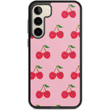 Cheeky Cherry Phone Case Samsung S22 Plus / Black Impact Case,Samsung S23 Plus / Black Impact Case Blanc Space