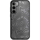 Damascus Steel Phone Case Samsung S22 Plus / Black Impact Case,Samsung S23 Plus / Black Impact Case Blanc Space